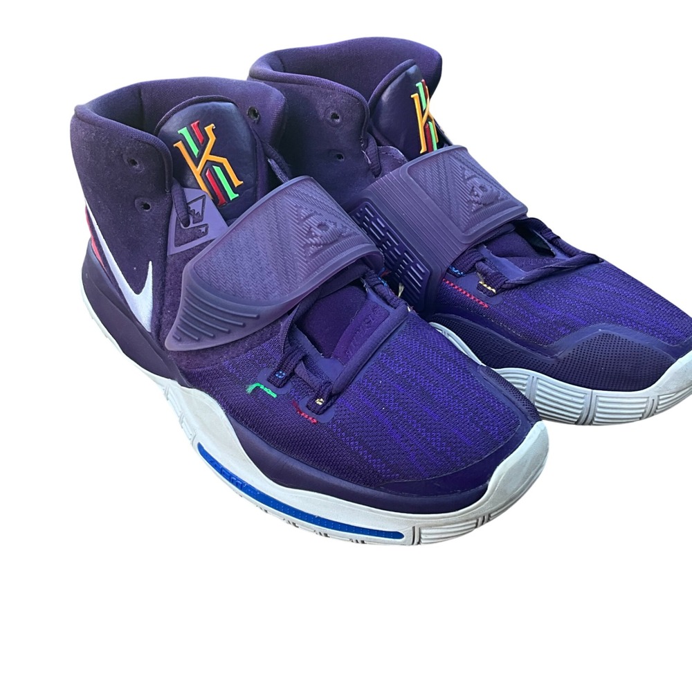 Nike Kyrie 6 Trophies Purple Basketball Shoes BQ4630-500 Sneakers Men Size 12.5